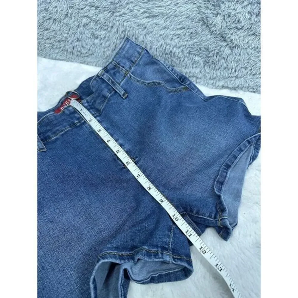 GUESS Women Mid-Rise Zip Front‎ Denim Shorts Size 29